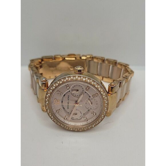 Michael Kors Parker Mini MK6110 Women's Stainless Steel Analog Dial Watch AM135 - Picture 6 of 10